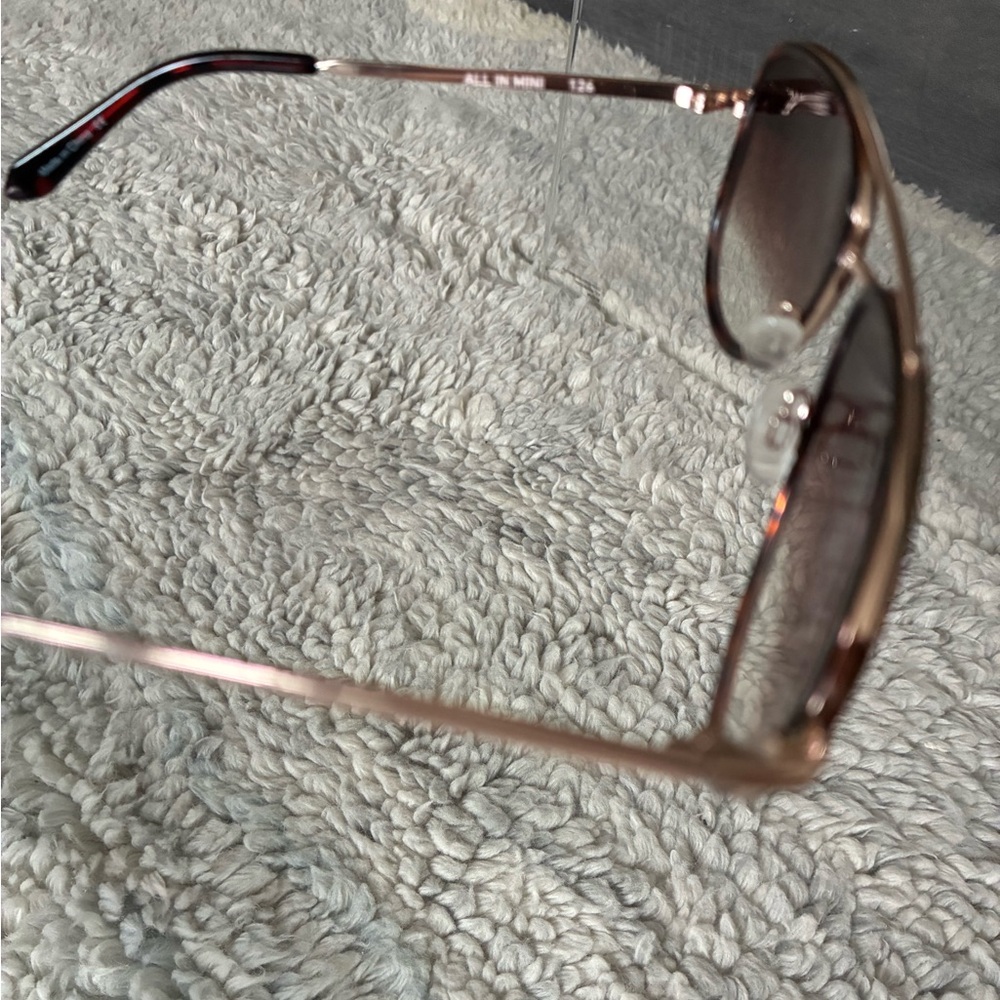 Quay Australia All In Mini Aviator Sunglasses -Tortoise Brown Fade - Picture 5 of 6